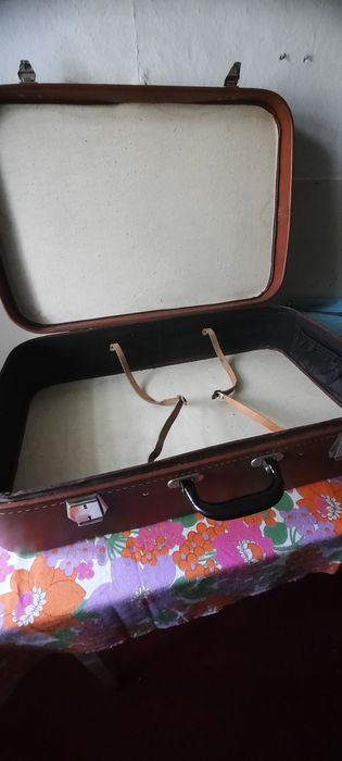 Чемодан, дорожный, винтажный