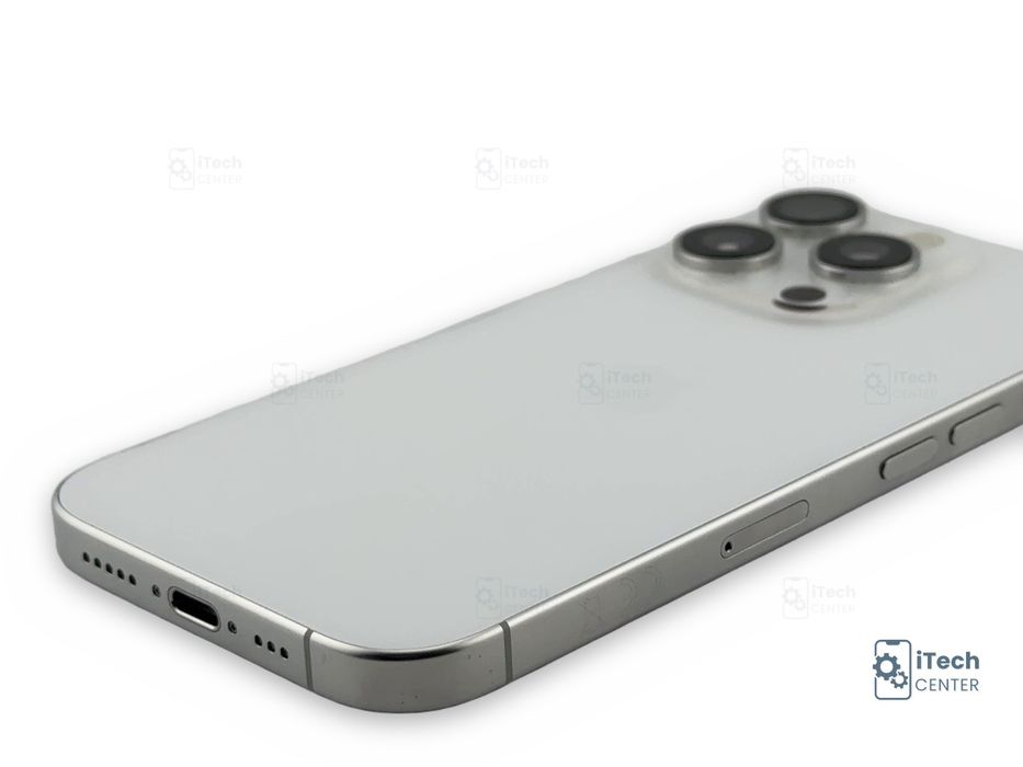 iPhone 16 Pro, 128GB, White, 100% батерия, КАТО НОВ, 1г. ГАРАНЦИЯ!