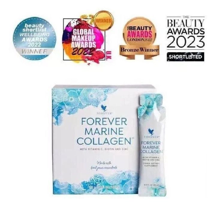 Colagen lichid collagen marine Forever cu vit A, C, Zinc si biotina