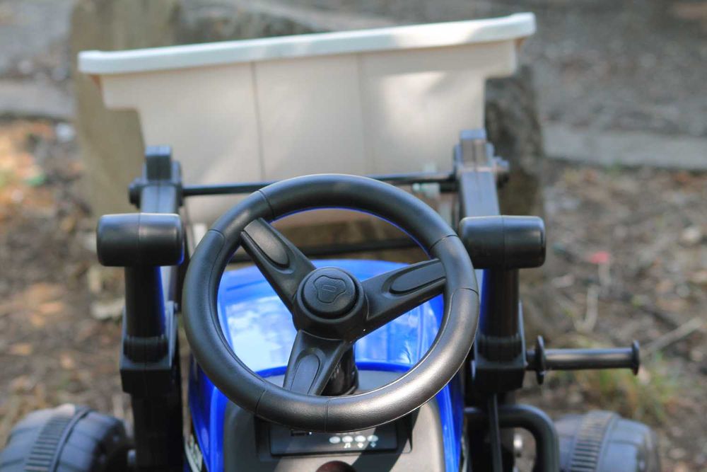 Excavator electric cu bluetooth Kinderauto BJ611C 60W 12V, #Rosu