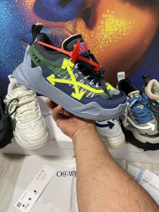 Adidasi Off White ODSY piele naturala Full Box colectie noua