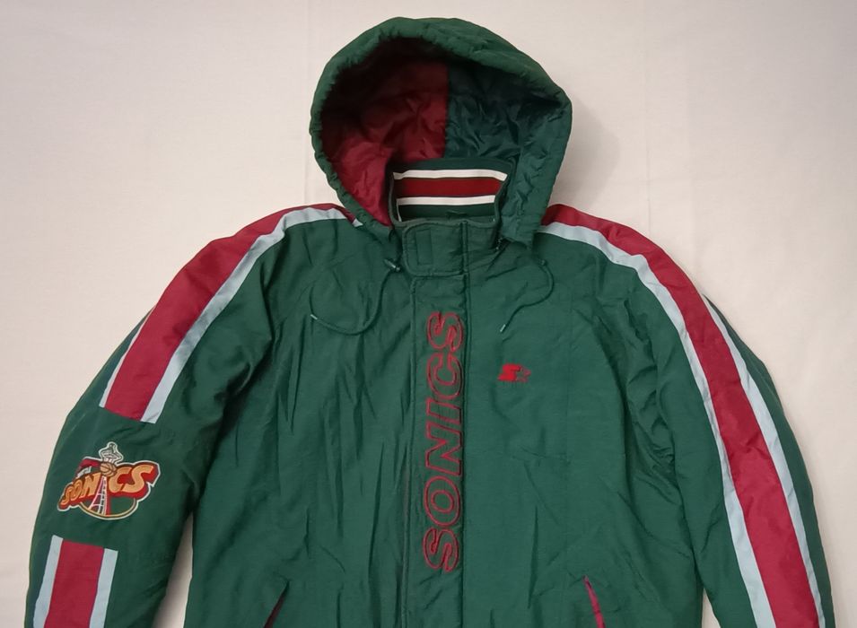 Starter NBA Seattle Sonics Vintage Jacket оригинално яке XL винтидж