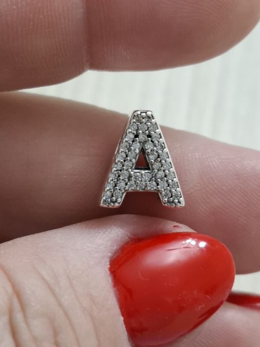 Pandantiv argint nou litera A