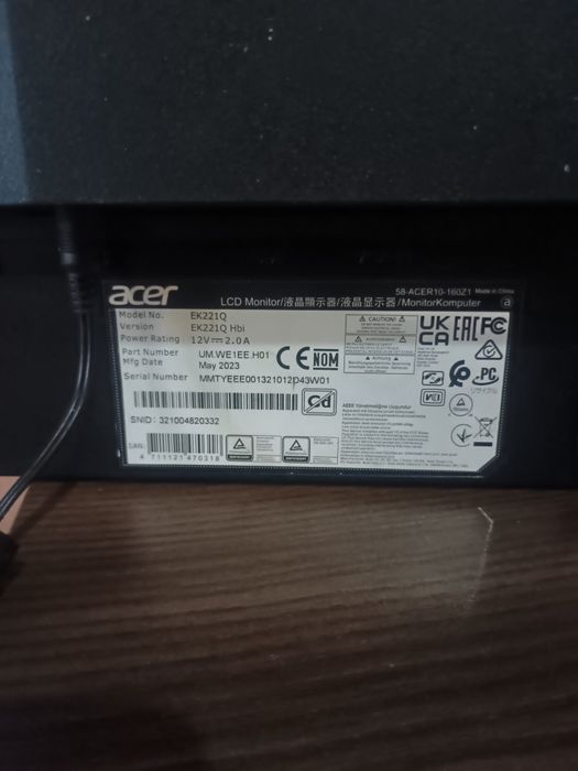 Монитор ACER EK221Q