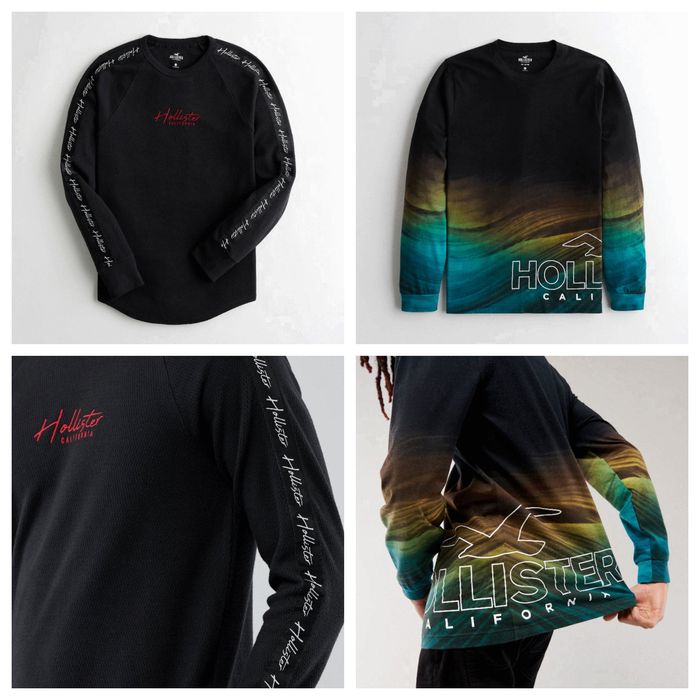 bluze barbati M,L Hollister