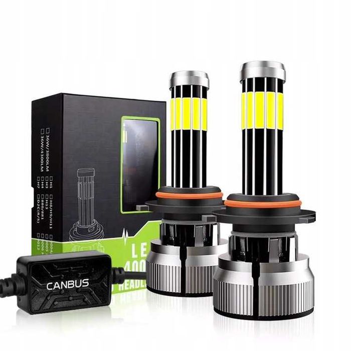 Х10L LED крушки за автомобил H4 - H7 . 10 диода,360° 12000 LM, 60W