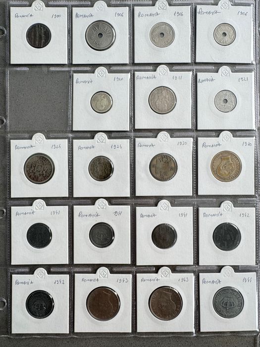 Lot monede vechi România 1900-1999