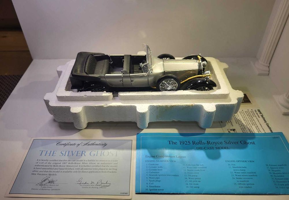 Кплички от метал-дайкасRolls-Royce Silver Ghost  мащаб 1/24