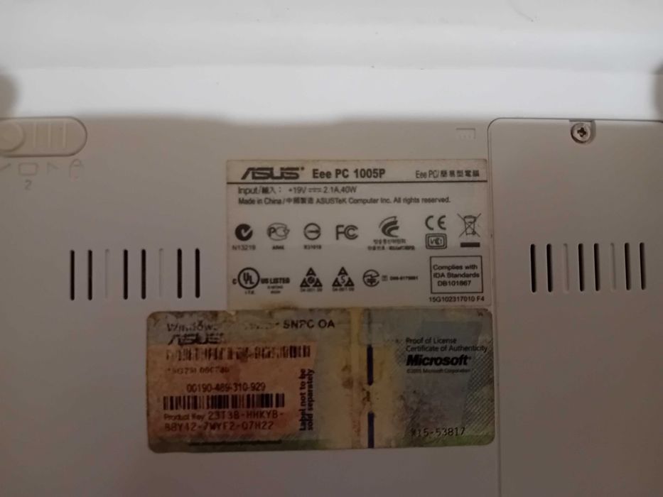 лаптоп на части Аsus Еee pc1005p 10 инча