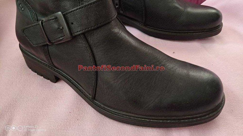 Ghete full piele de la ECCO Delams marimea 42, made in India