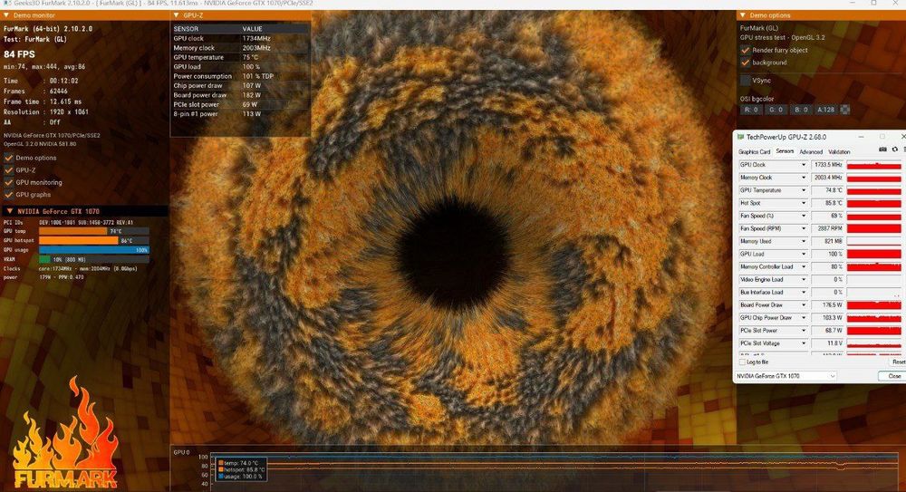 Видеокарта NVIDIA GeForce Gigabyte GTX 1070 G1 Gaming 8G