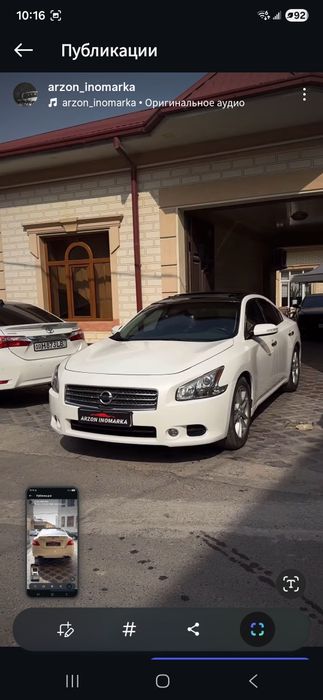 Nissan maxima ideal xolatta