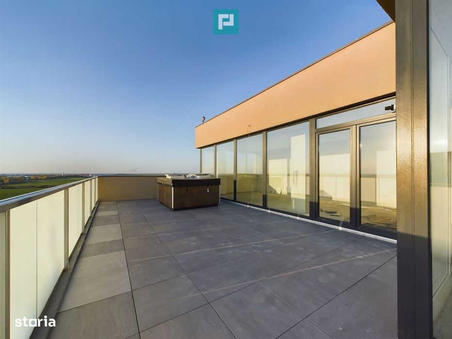 Penthouse 3 camere, terasă 103 mp, Torontalului — fotografia 3