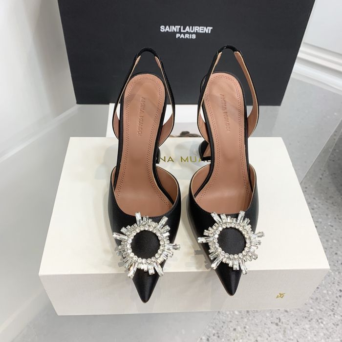 Pantofi Amina Muaddi premium piele naturala pe comanda
