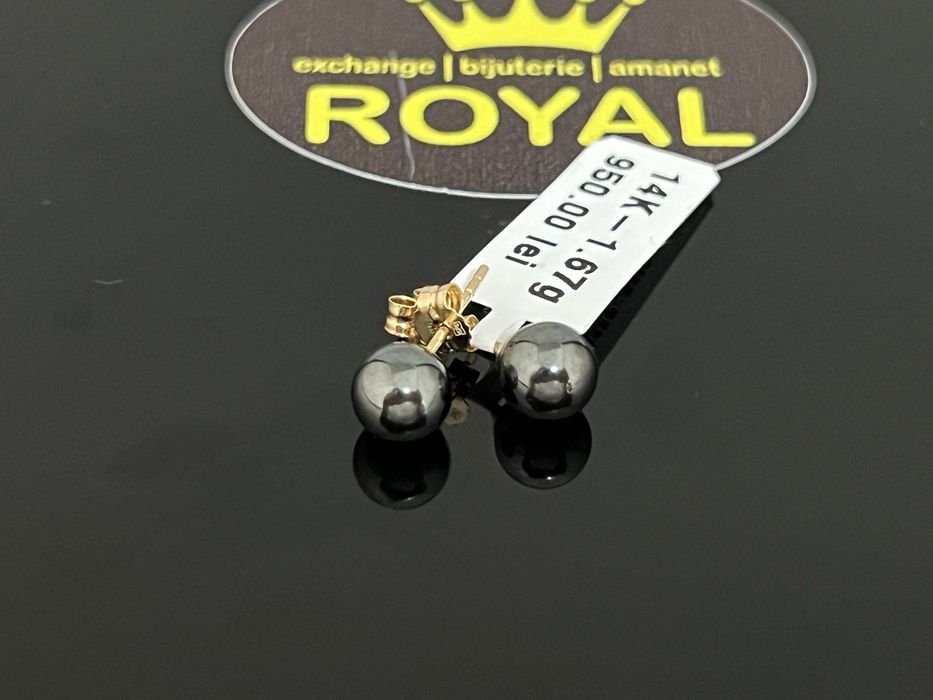 Bijuteria Royal CB : Cercei dama aur 14k 1,67 grame