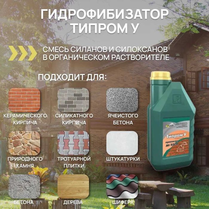 Гидрофобизатор Типром У защита от воды