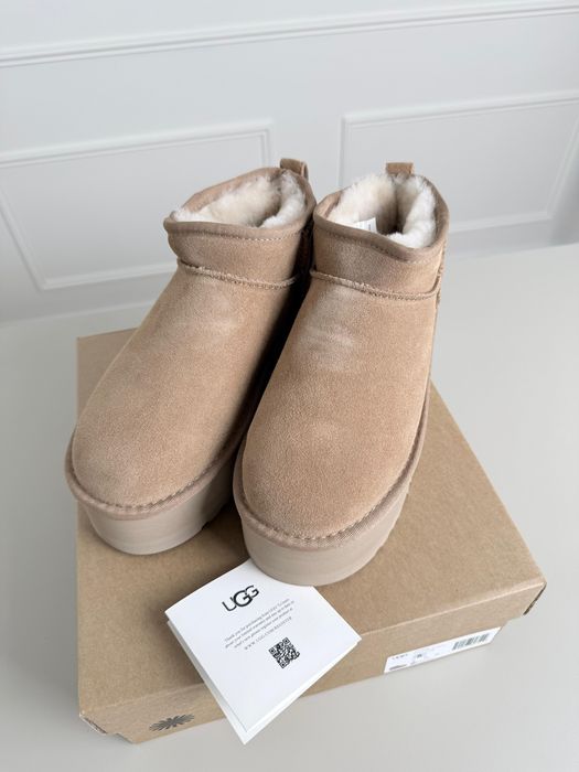 Ugg Ultra Mini Platform Chestnut Noi Originali