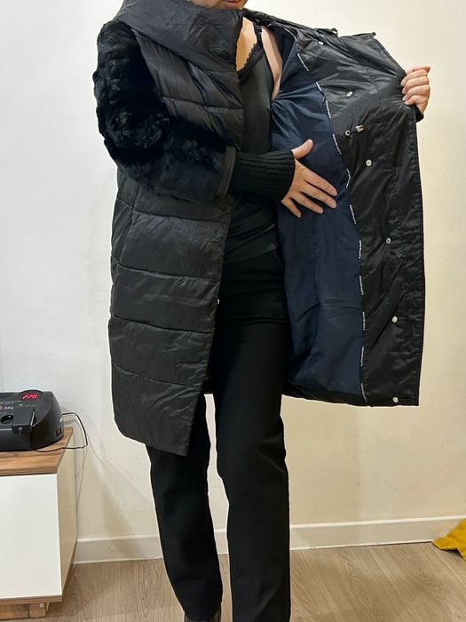 зимняя теплая куртка-пуховик