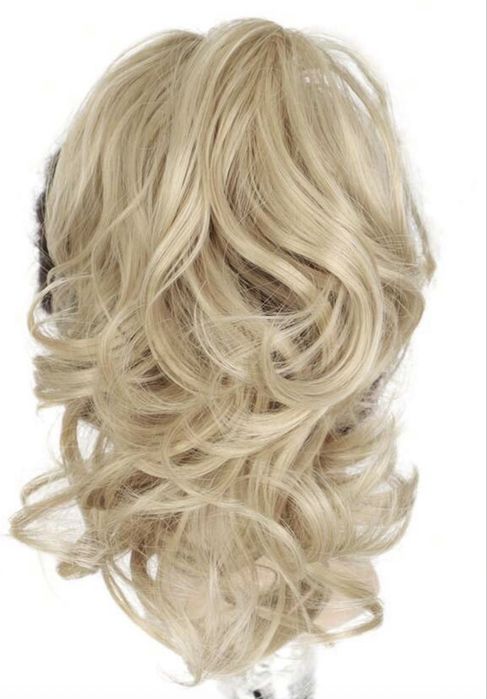 Coada de par blond