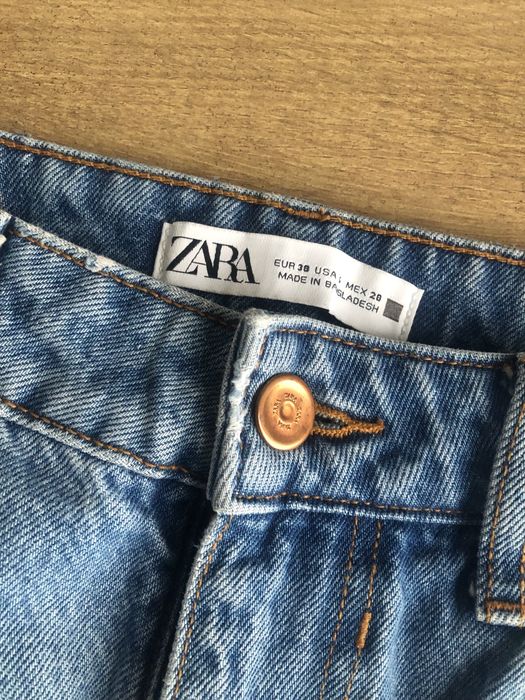 Zara зара дънки mom jeans