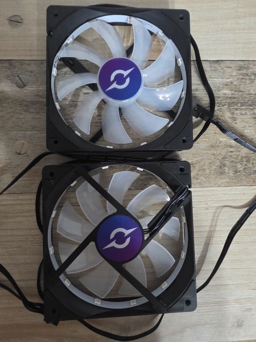 2 Ventilaore argb Aqiris 120 mm