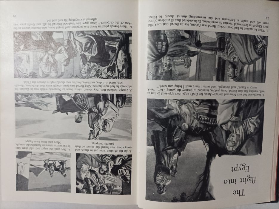 BIBLIA cu imagini 1952 - Icoane Cromolitografii anii '50