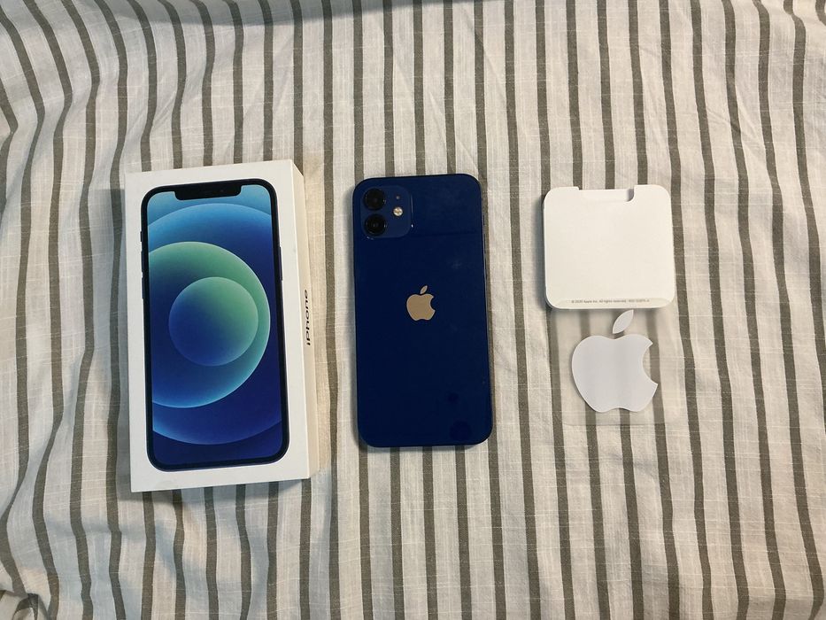 iPhone 12, 128 GB, темно синий