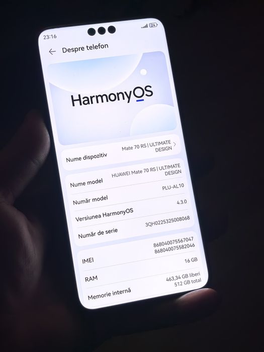 Vând sau Schimb Huawei MATE 70 RS ULTIMATE