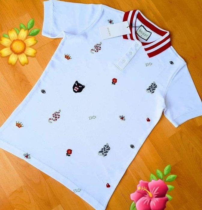 Tricou bumbac logo brodat, super model