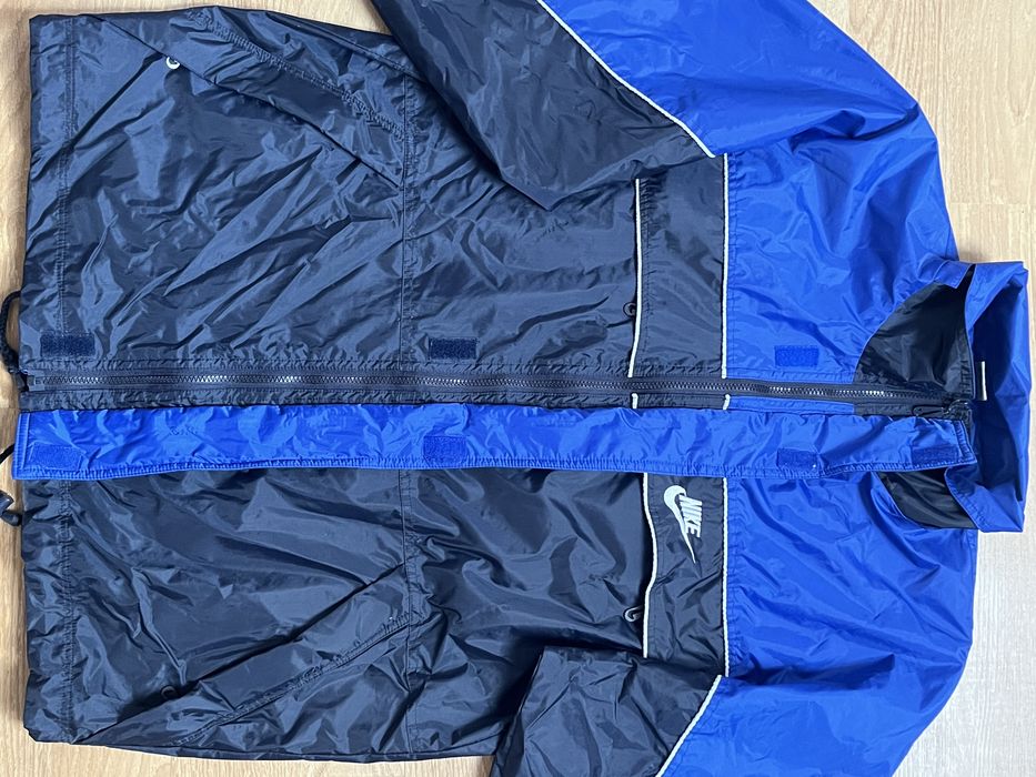 Geacă Nike vintage albastru-negru XL – windbreaker