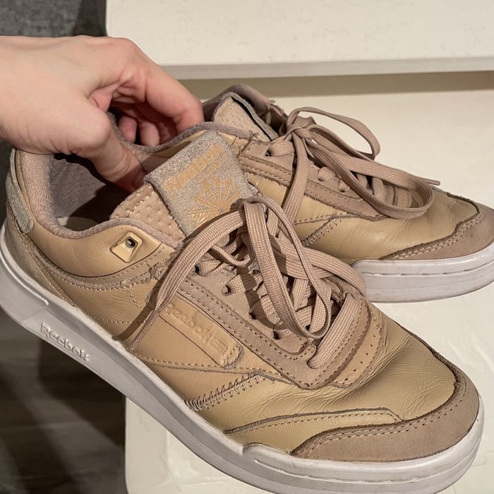 Супер удобные коричневые кеды reebok