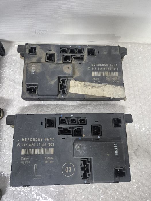 Блоки комфорта двери Mercedes W211 W219