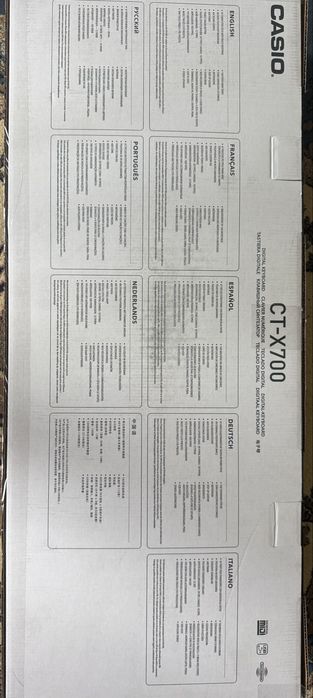 Продам синтезатор Casio CT-X700