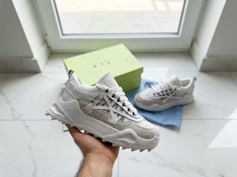 Adidasi OFFWhite Odsy 1000 Alb - Full Box - Adidasi Unisex