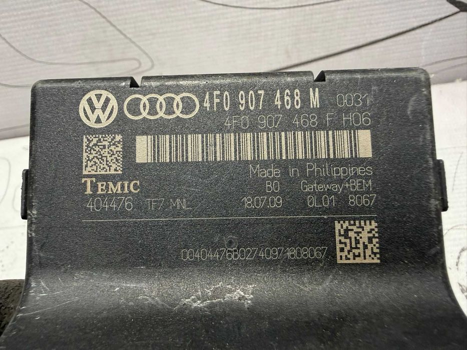 Interfață CAN Gateway / Unitate control rețea Audi A6 C6 4F0907468M 2009 / [2004-2011] / (5C3)
