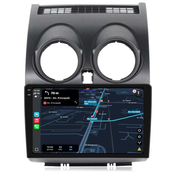 Navigatie Android Dedicata Nissan Qashqai J10 (2007-2013), BT, Carplay