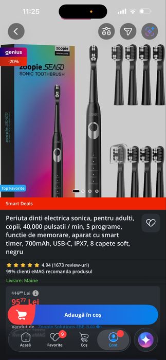 Periuta dinti electrica