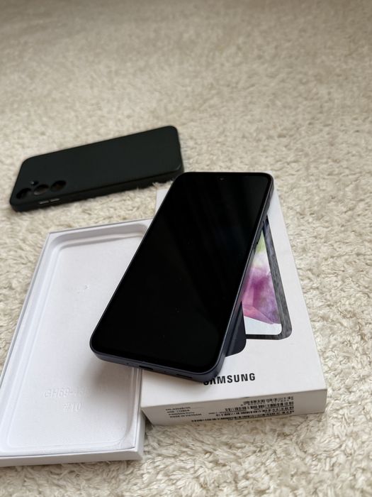 Samsung  A35 5G Full box  +Husa 128Gb dual sim liber retea a17 a51 a16