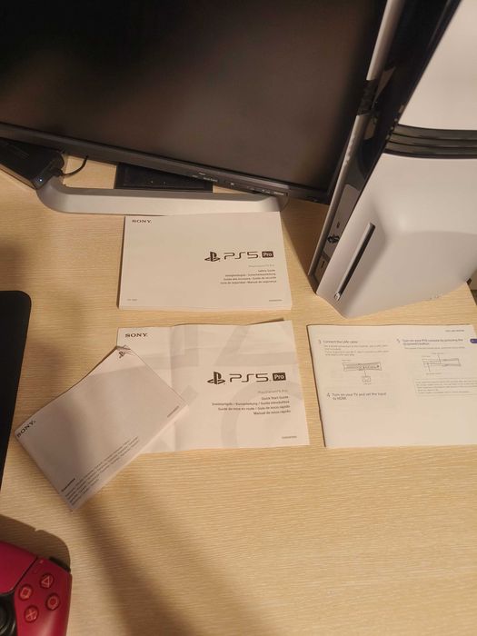 С ГАРАНЦИЯ 1Г Sony PlayStation 5 PRO PS5 с 2TB SSD диск Профилактиран White Бял Плейстейшън 5 Про PS5 Конзола Игра ПС5 Плейстейшан без дрифтове