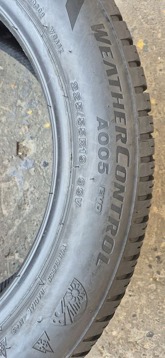 4 anvelope M+S Bridgestone 225/55/19,dot 2021.Pretul este pe bucata.