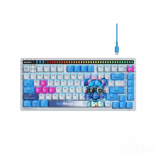 Игровая механическая клавиатура Bloody AT75 CYPHER GHOST/Nyx Mirage+/