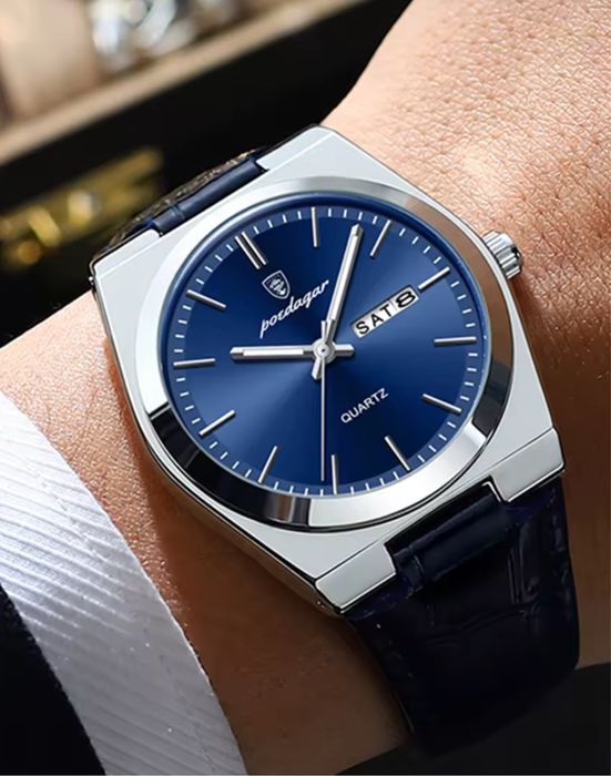 Чисто Нов Мъжки Часовник Poedagar 9347