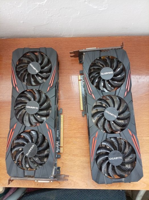 2 placi video * Rtx1070 pret per bucata