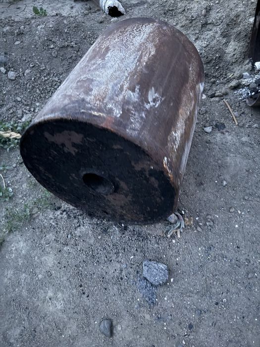 Печка в баню с баком и трубой
