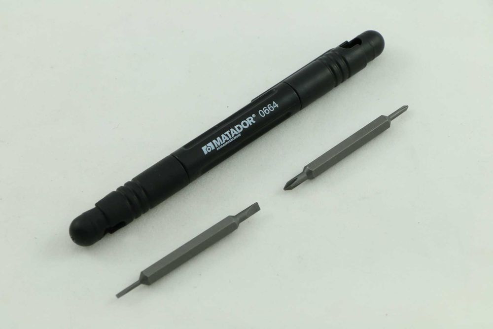 мини отвертка, 4 в 1, накрайници, битове, Германия