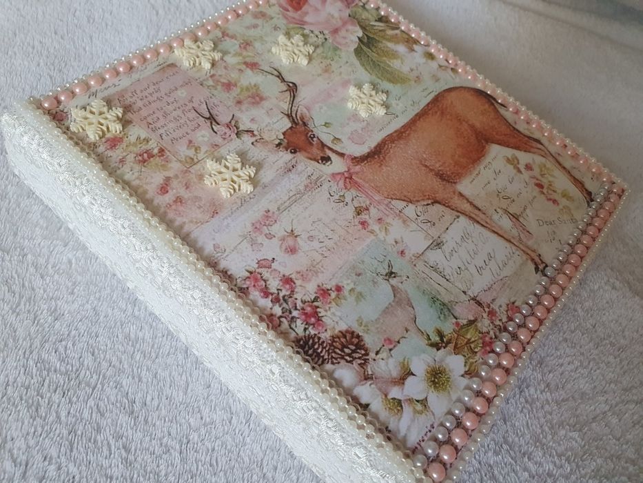 Album foto scrapbook "Pink Christmas"