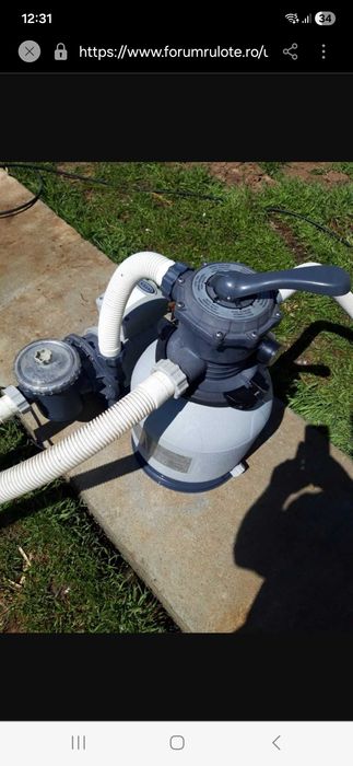 Pompă cu nisip pentru piscină