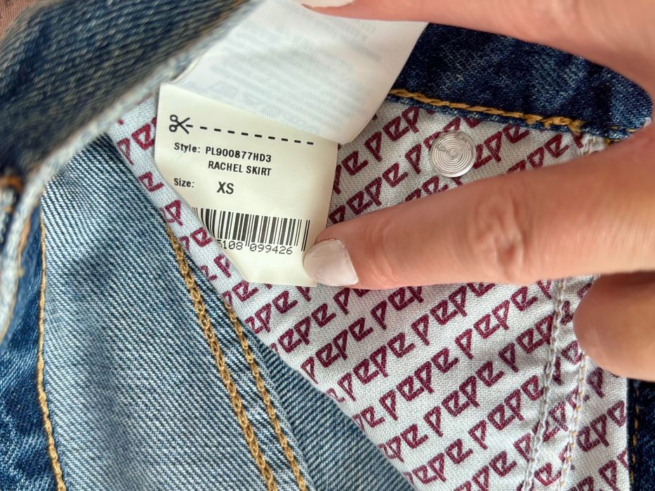 Дънкова пола Pepe Jeans, размер XS, в безупречно състояние, без никакви забележки