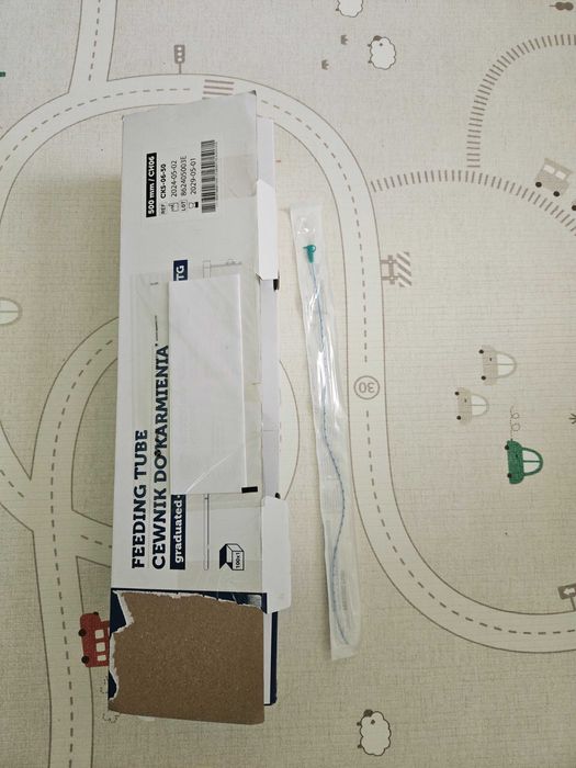 Сонда за дохранване на бебе, 100 броя, 500мм, номер 6