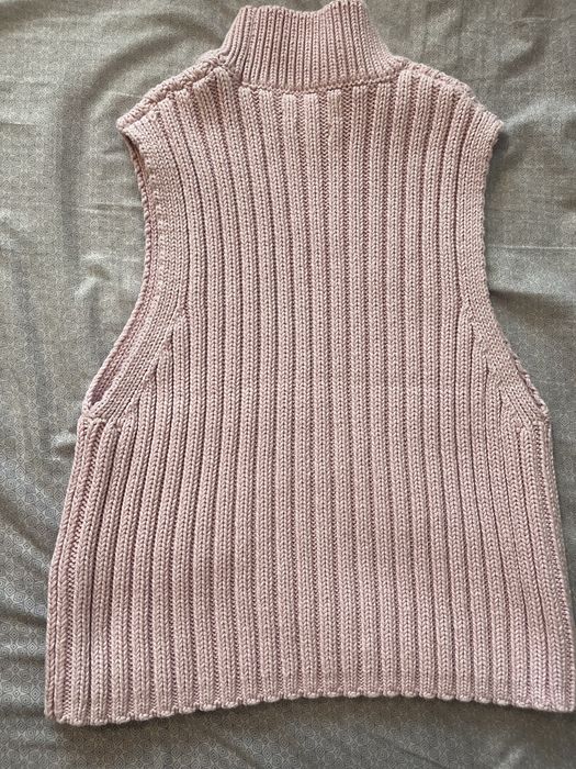 Пуловер без ръкави/ плетен потник топ Zara, Reserved